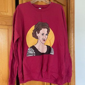 Fleabag Pink Crewneck Pullover Sweatshirt Women's XL